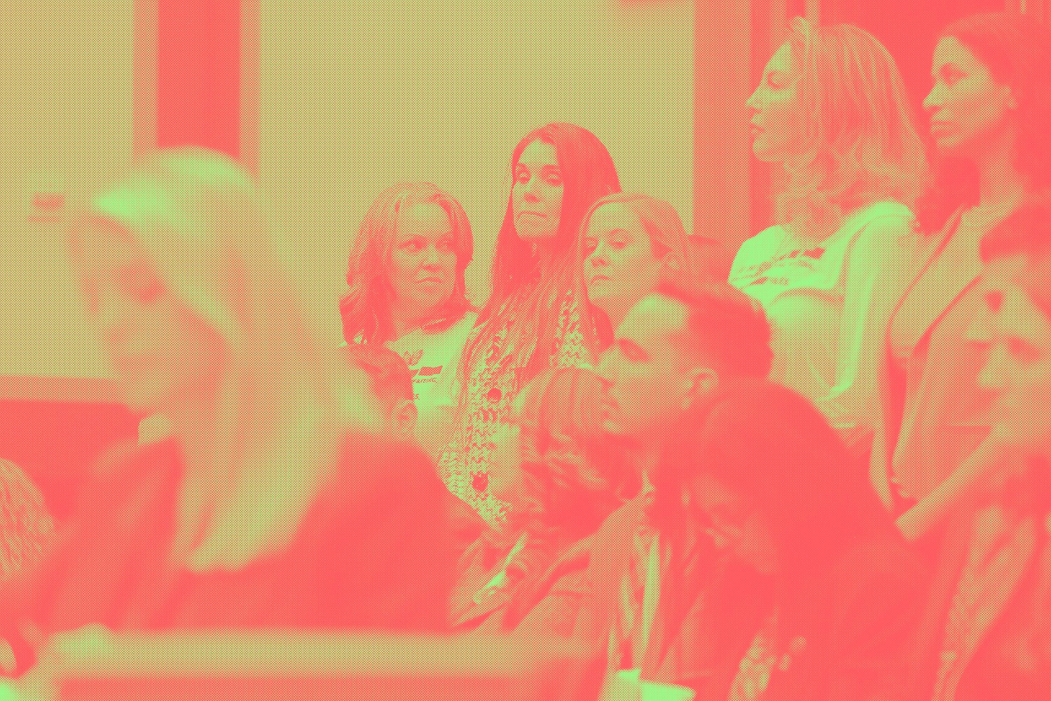 Victimes de Jeffrey Epstein lors de l'audition de l'ex-procureure générale, Pam Bondi.